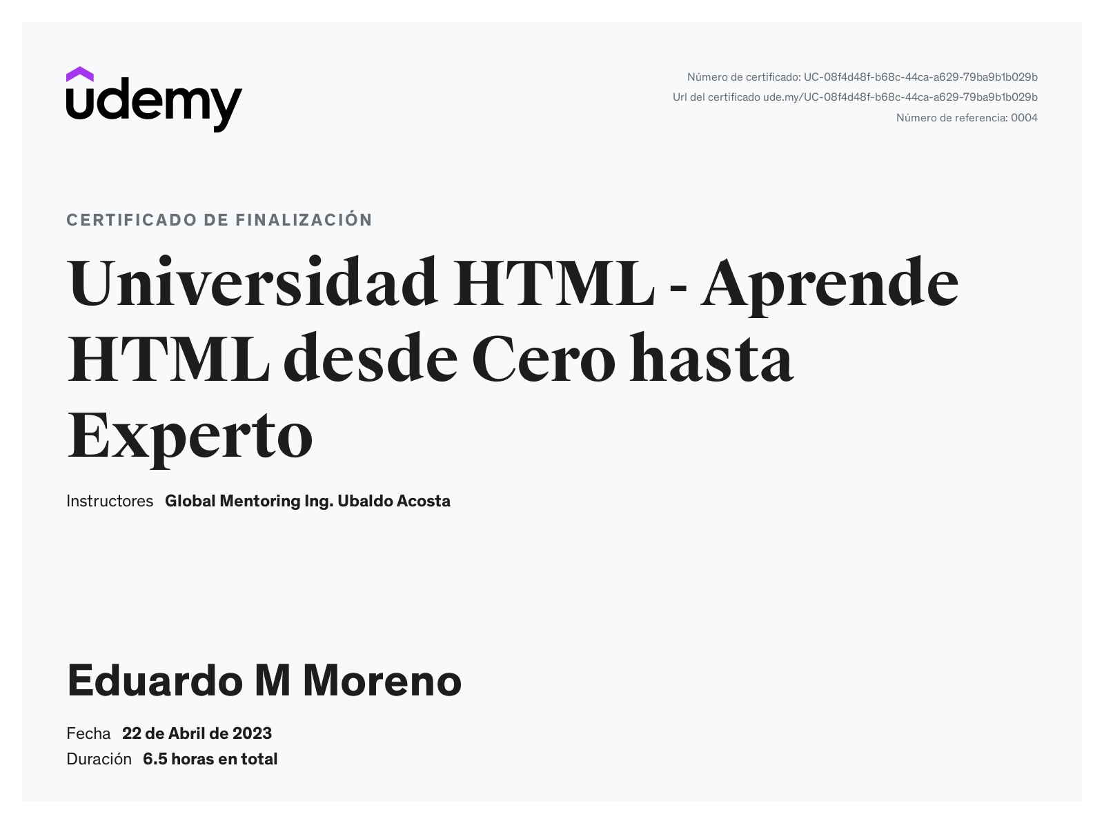 UniversidadHTML